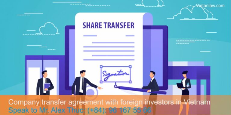 Company transfer agreement with foreign investors in Vietnam2