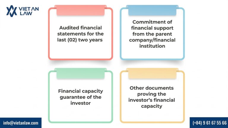 Documents proving the investor’s financial capacity Documents proving the investor’s financial capacity