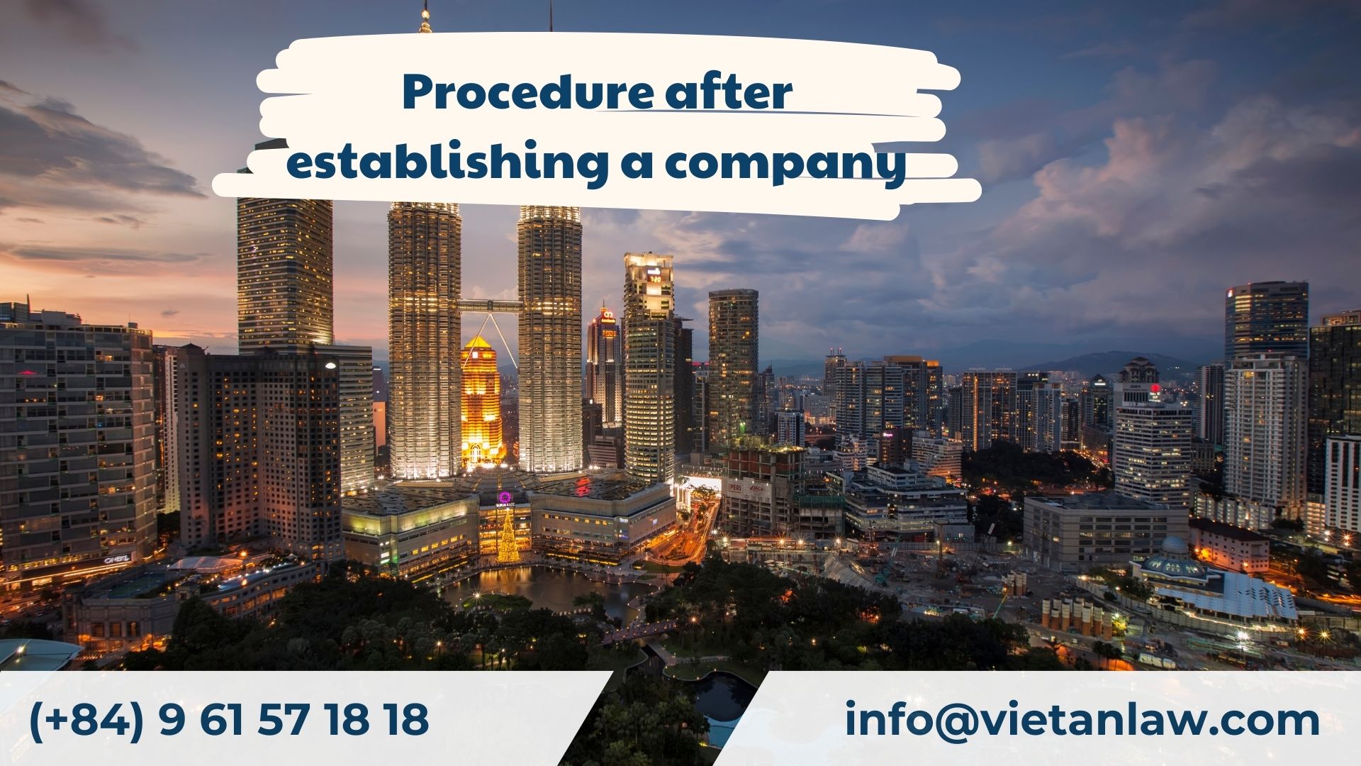 Procedure after establishing a company in Vietnam