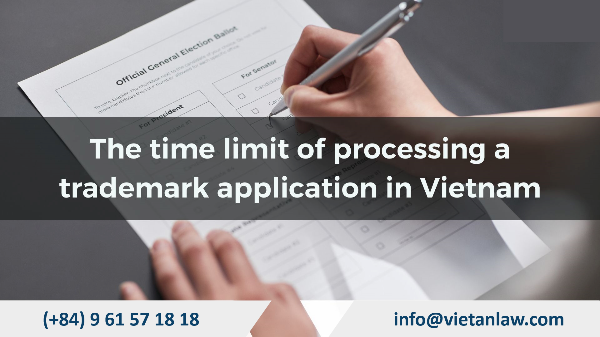 Time limit for trademark application in Vietnam