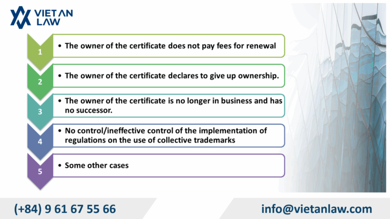 Cases of invalidation of trademark registration certificates