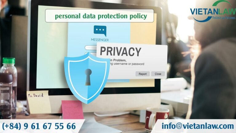 personal data protection policy