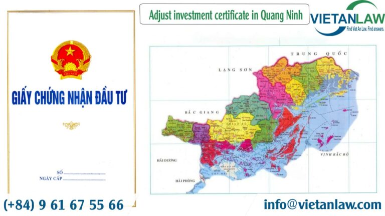 Adjust investment certificate in Quang Ninh