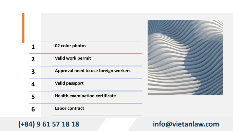 Application for renewal of work permit in Vietnam