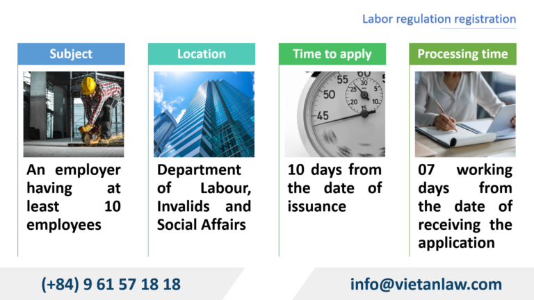 Labor regulation registration in Vietnam