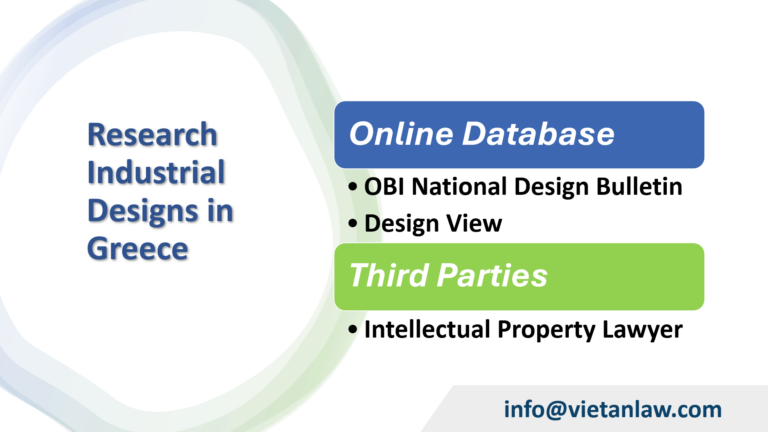 Research Industrial Designs in Greece