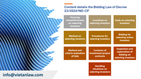 New Bidding regime under Decree 23/2024/ND-CP on selecting investors to implement projects