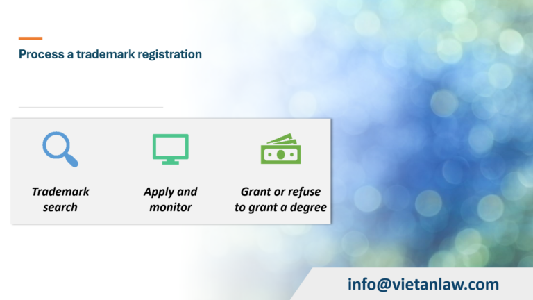 Process a trademark registration