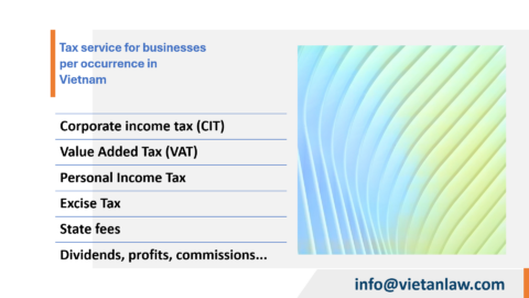 Tax service for businesses per occurrence in Vietnam