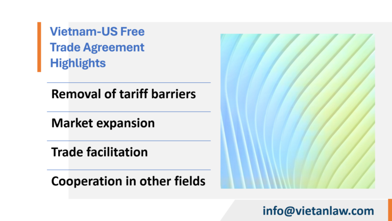 Vietnam-US Free Trade Agreement Highlights 