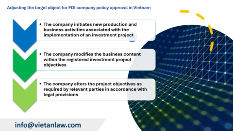 Adjusting the target object for FDI company policy approval in Vietnam