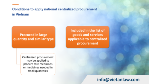 List of goods and services for national centralized procurement in Vietnam