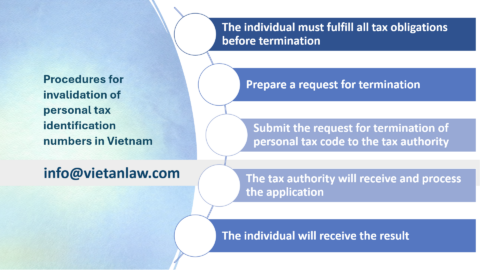 Personal tax identification number invalidation service in Vietnam