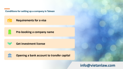 Conditions for setting up a company in Taiwan