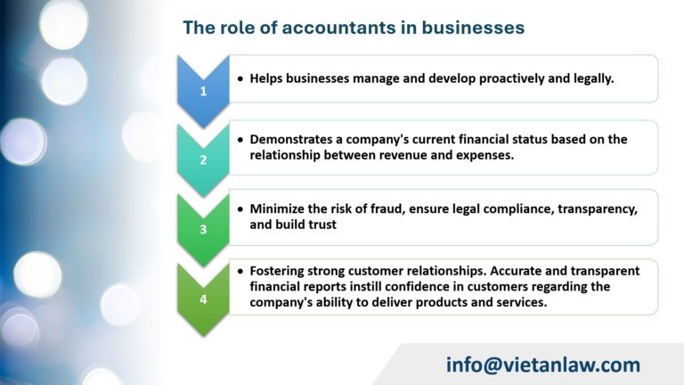 The role of accountants in businesses