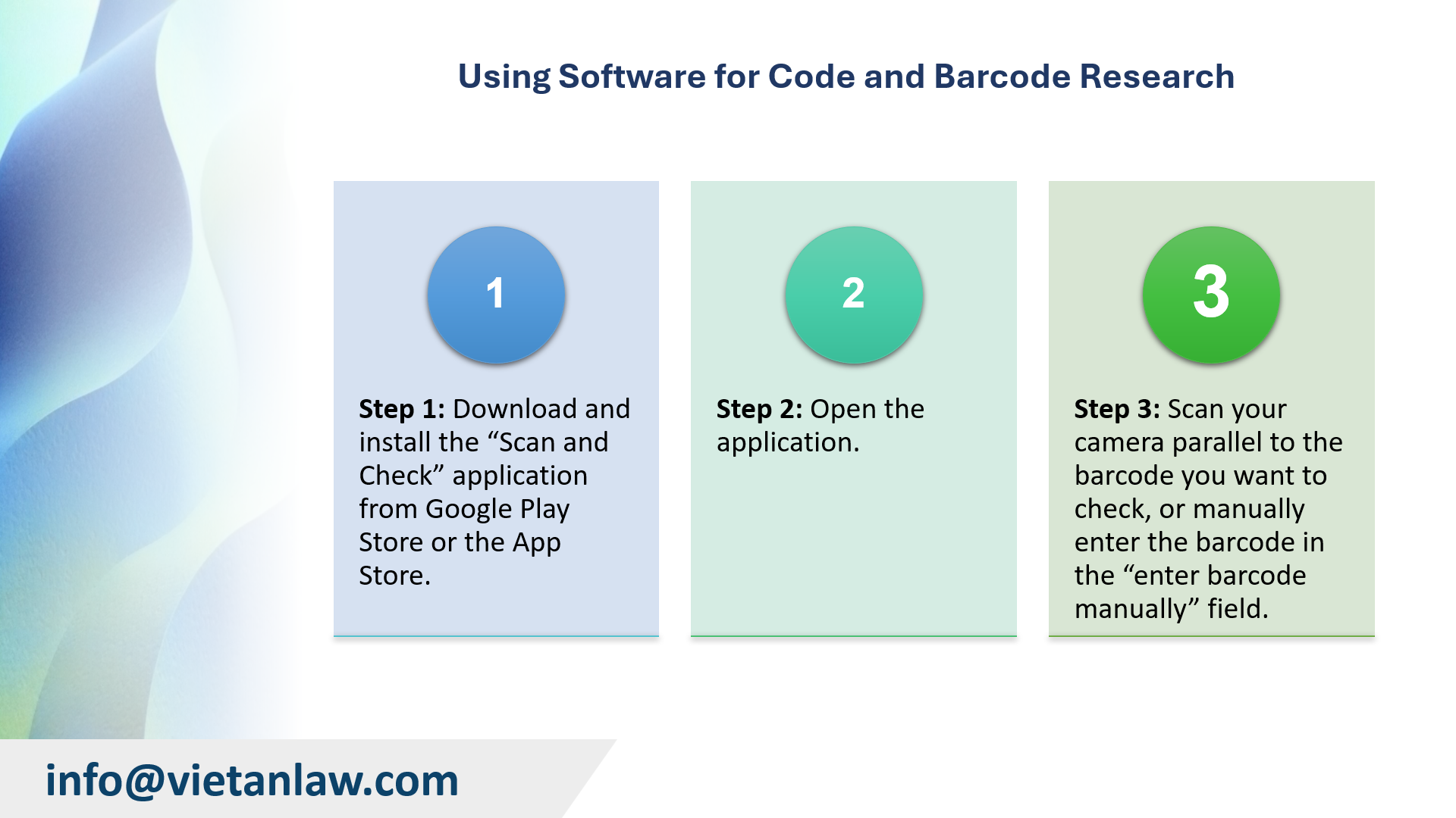 Code and Barcode Research in Vietnam - Viet An Law