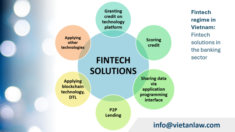 Fintech regime in Vietnam Fintech solutions in the banking sector