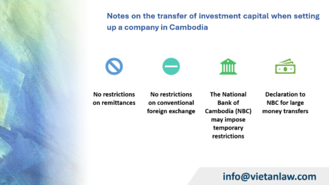 Notes when setting up a company in Cambodia