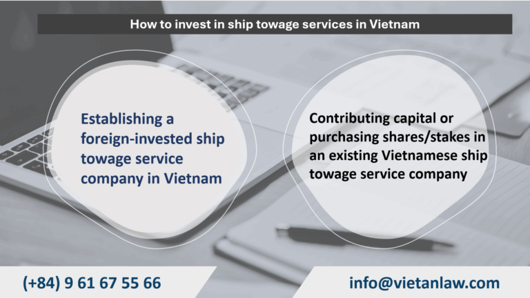 How to invest in ship towage services in Vietnam