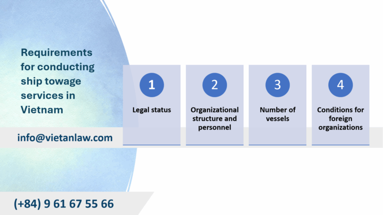 Requirements for conducting ship towage services in Vietnam 