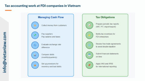 Tax accounting services for FDI companies on a case-by-case basis