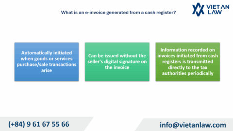 Which companies are required to use e-invoices generated from cash registers from June 01st 2025 in Vietnam
