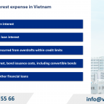 How to account for a company's interest expense in Vietnam
