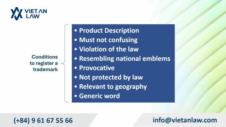 Conditions to register a trademark