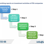 Service of operation reporting, investment reporting for FDI companies