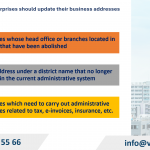 Business Address Change Due to District Removal in Vietnam