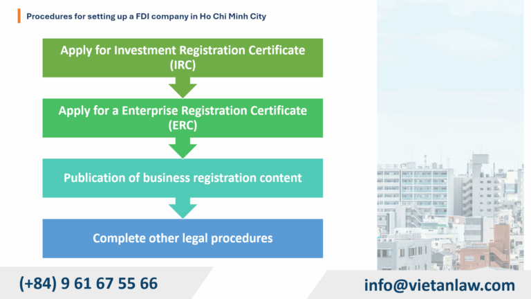 Procedures for setting up a FDI company in Ho Chi Minh City