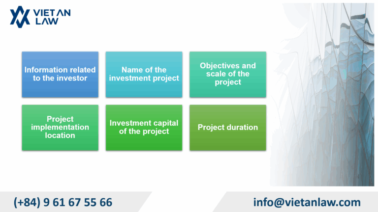 Cases requiring amendment of the Investment Registration Certificate