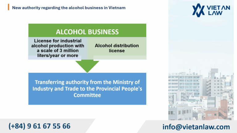New authority regarding the alcohol business in Vietnam