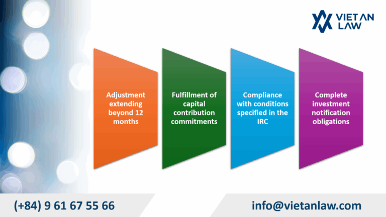Conditions for adjustment of investment project implementation schedule