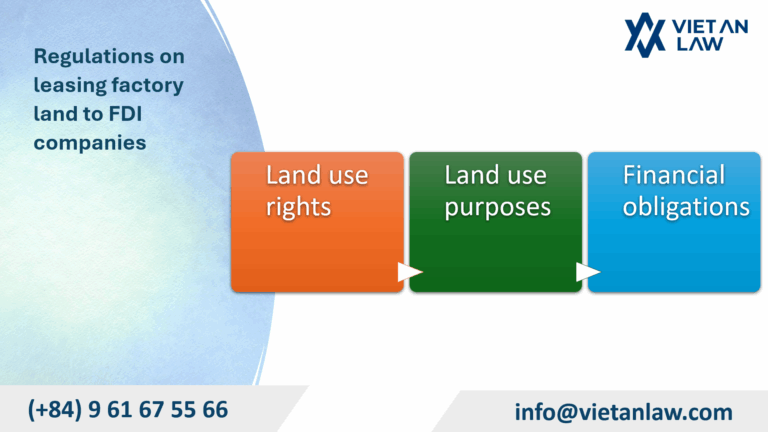 Regulations on leasing factory land to FDI companies
