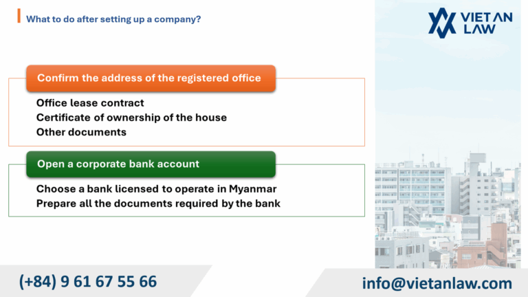 What to do after setting up a company 