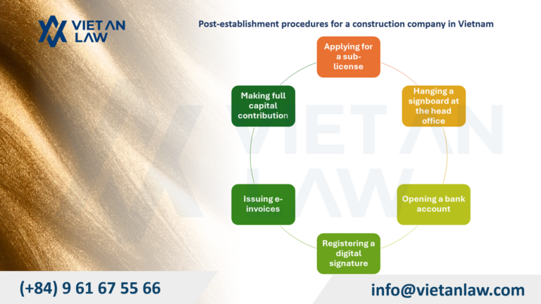 Post-establishment procedures for a construction company in Vietnam Post-establishment procedures for a construction company in Vietnam