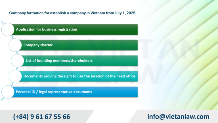 Company formation for establish a company in Vietnam from July 1, 2025 Company formation for establish a company in Vietnam from July 1, 2025