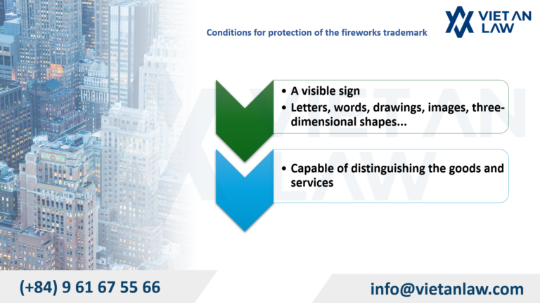 Conditions for protection of the fireworks trademark