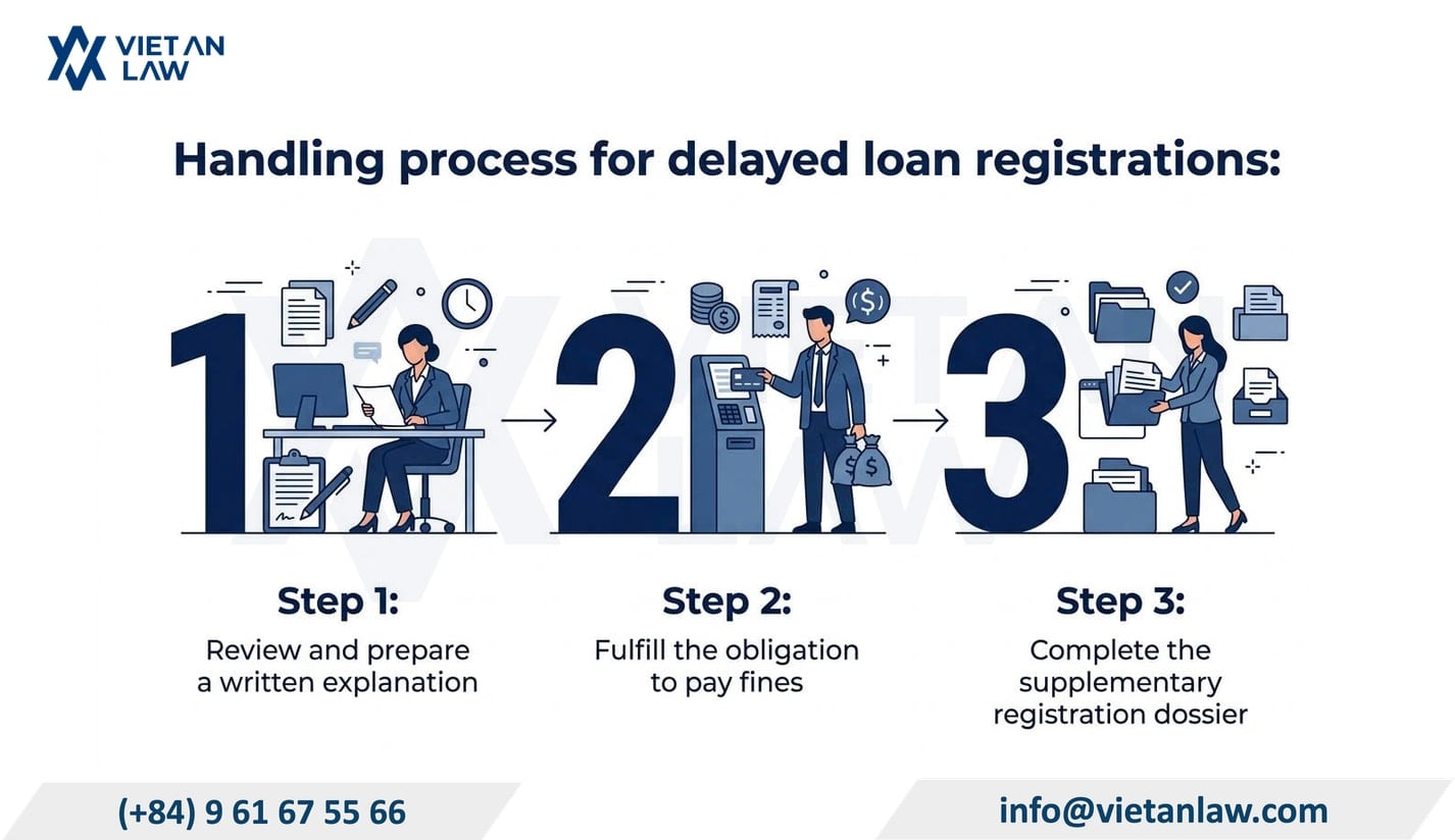 Instructions on the handling process when delaying loan registration Instructions on the handling process when delaying loan registration