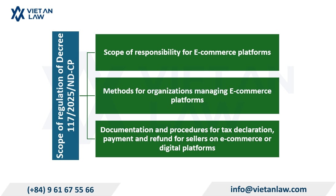 Scope of regulation of Decree 117/2025/ND-CP: Tax Management for Online Businesses