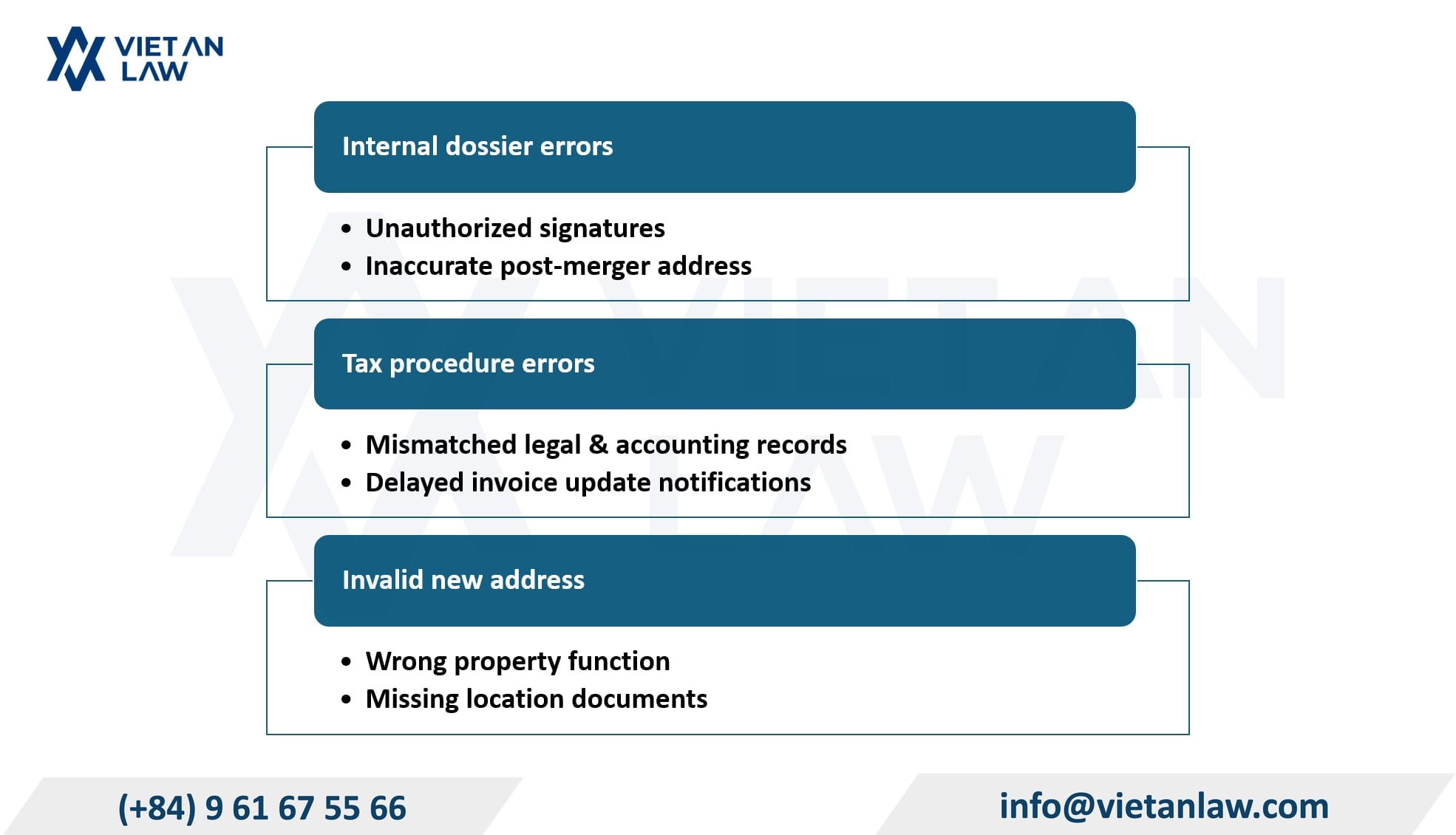 Common mistakes delaying the process to update company address Vietnam Common mistakes delaying the process to update company address Vietnam