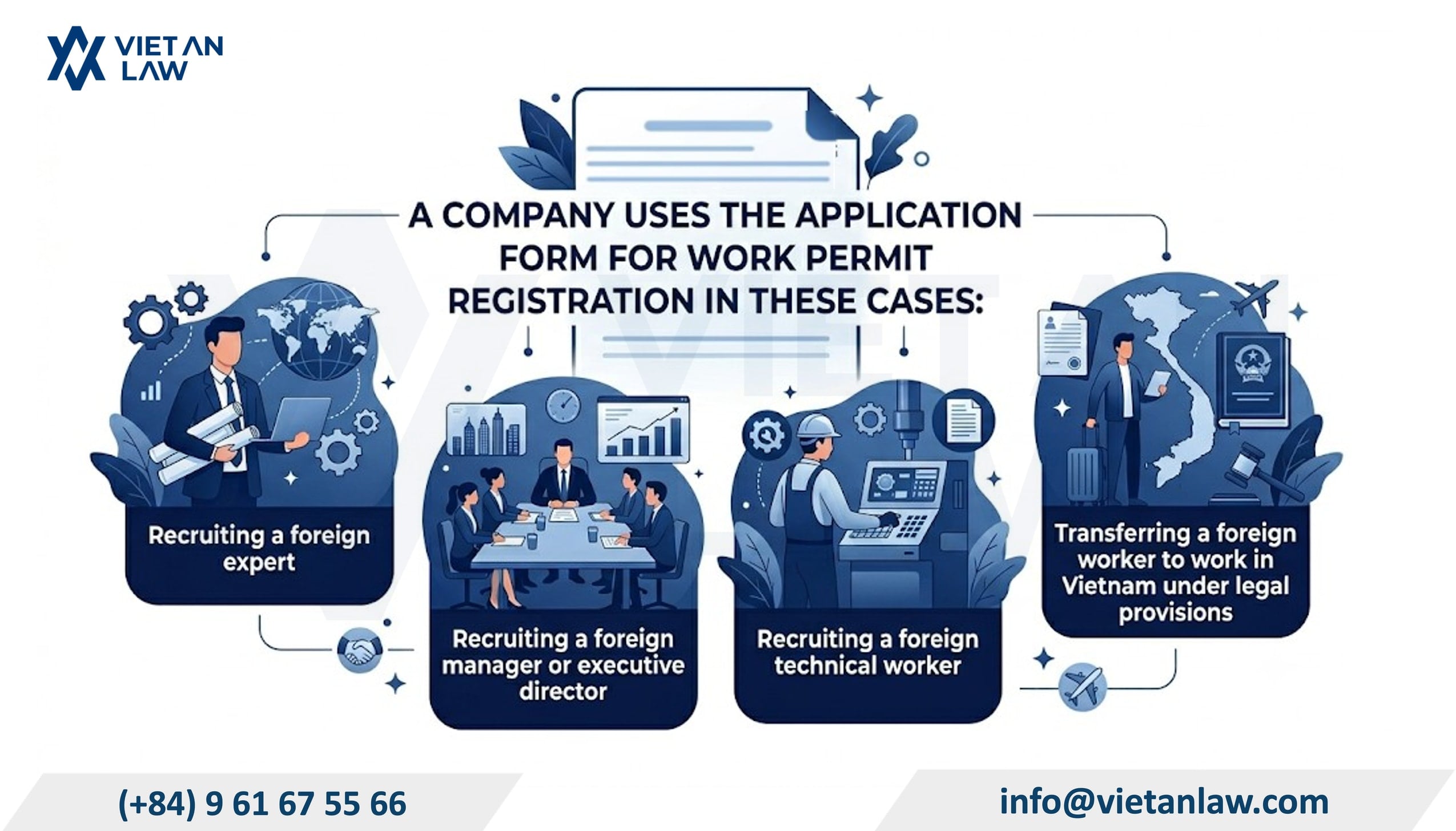 Notes on using the application form for work permit in Vietnam Notes on using the application form for work permit in Vietnam