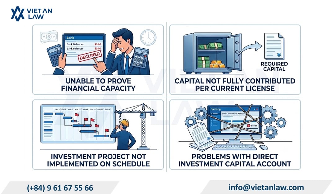 Common difficulties faced when increasing FDI company capital in Vietnam Common difficulties faced when increasing FDI company capital in Vietnam