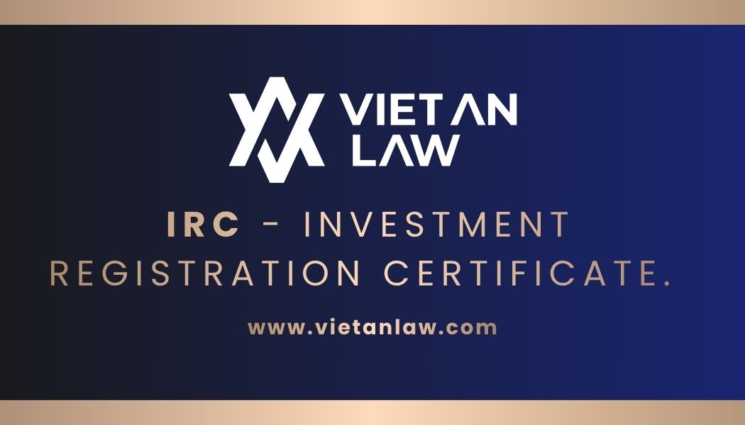 IRC – Investment Registration Certificate IRC - Investment Registration Certificate