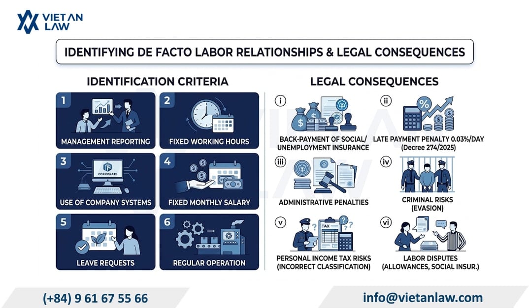 Risks of misclassifying labor relationships in Vietnam – the service contract trap Risks of misclassifying labor relationships in Vietnam - the service contract trap