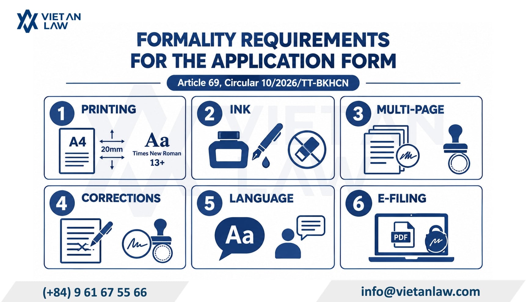 Important formality notes when preparing the application in Vietnam Important formality notes when preparing the application in Vietnam